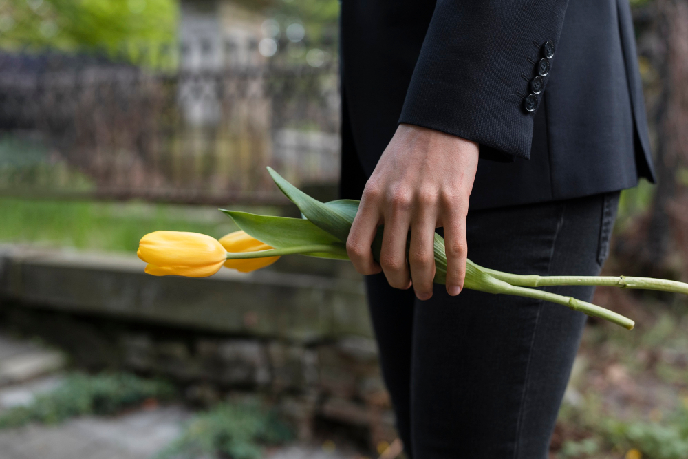 Floristería para funerales en Bilbao con flores frescas y elegantes