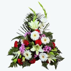 Centro de flores para funeral Luz