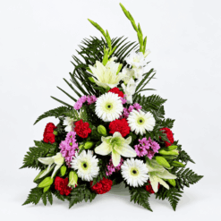 Centro de flores para funeral Luz